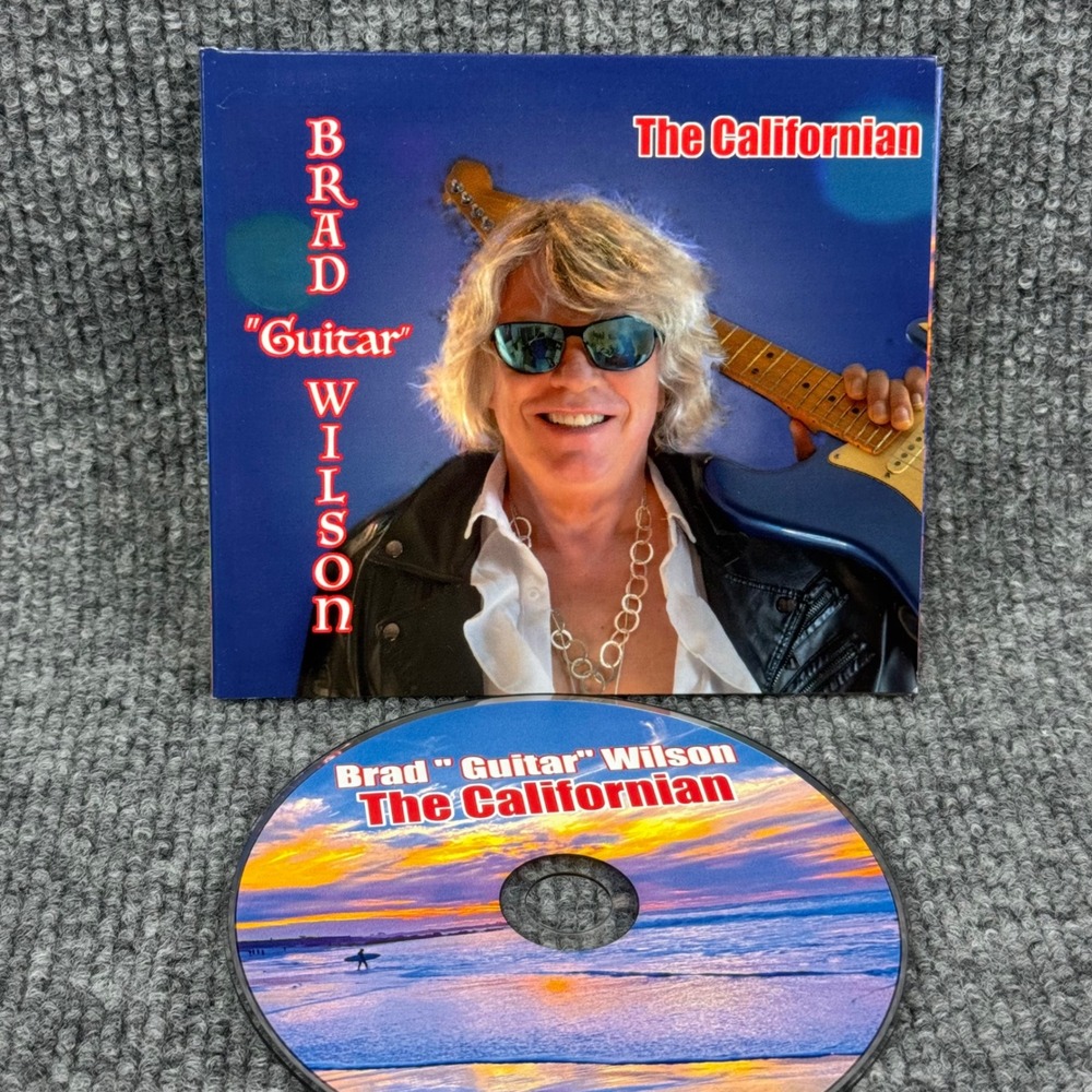 Brad Guitar Wilson:‎ The Californian (CD 2025) Blues Rock Promo Francis Buckley